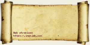 Nadja Dedijer vizit kartica